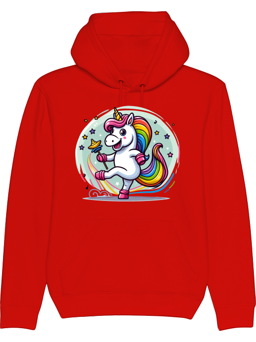 Sudadera con capucha Cruiser unicornio bailando con burbuja