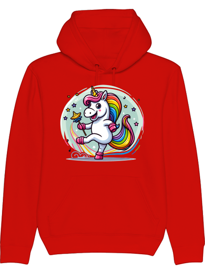Cruiser hoodie unicorn dancing with bubble