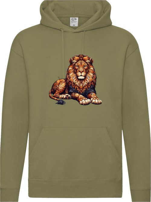 Premium Hoodie Mandala Lion