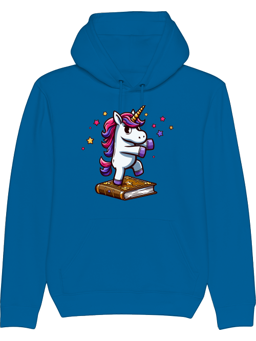 Cruiser Hoodie Unicorn Dancing on Book