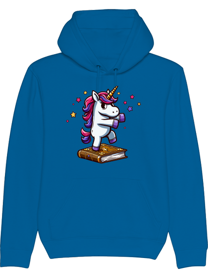 Sudadera con capucha Cruiser Unicornio bailando en el libro