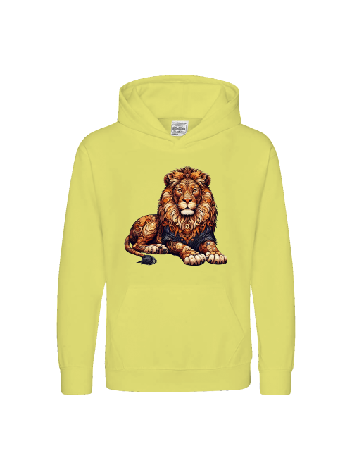 Kids Premium Hoodie Sweet Mandala Lion