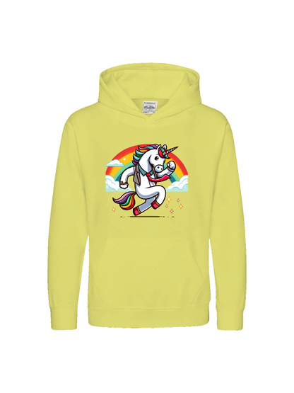 Einhorn mit Regenbogen - Kids Premium Hoodie SK