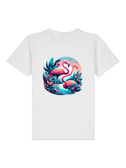 Flamingos - Mini Creator 2.0 Kids T-Shirt SK