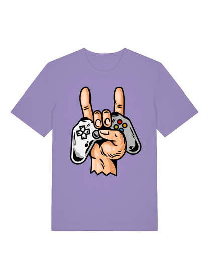 Game Controller Hand Front - Unisex Erwachsenen Bio Creator T-Shirt SH