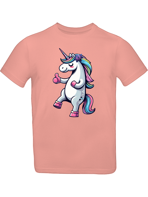 Einhorn mit Daumen hoch T-Shirt Kids SK