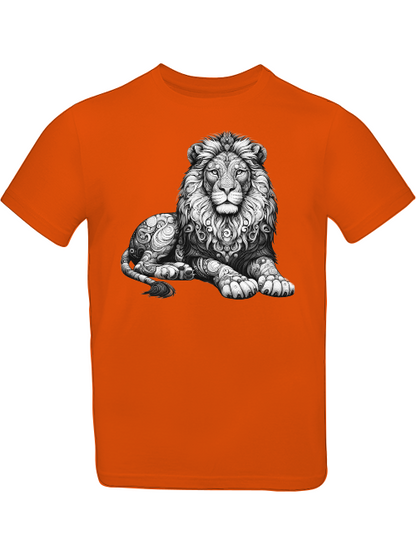 Mandala Löwe in grau T-Shirt Kids SK