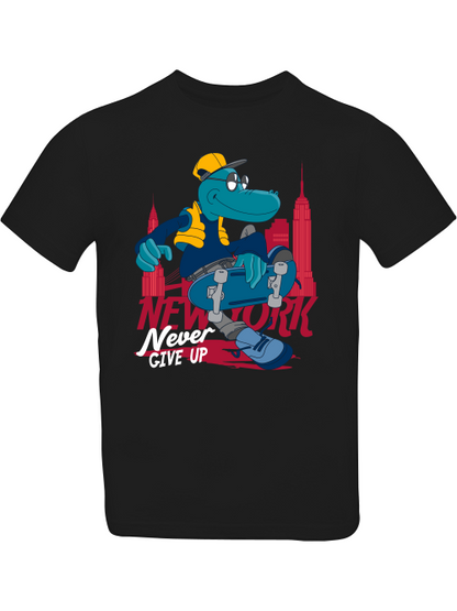 Camiseta infantil de dibujos animados "Nunca te rindas, Croco" SK