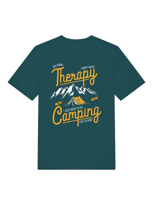 Terapia de acampada - Camiseta unisex de manga corta de algodón orgánico para adultos Creator T-Shirt 2.0 ST/ST SH