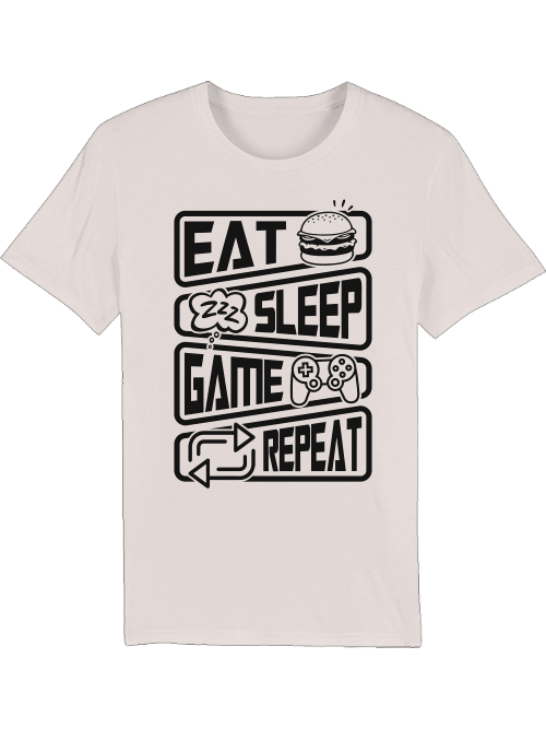 Eat Sleep Game Repeat - Creator T-Shirt SK