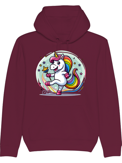 Cruiser hoodie unicorn dancing with bubble