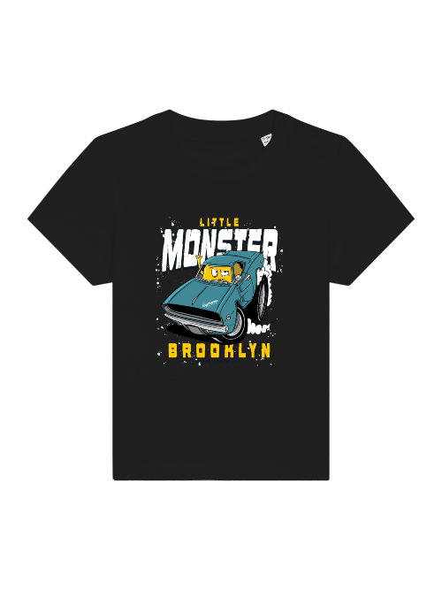 Cartoon Little Monster Monstercar - Baby Creator T-Shirt SK