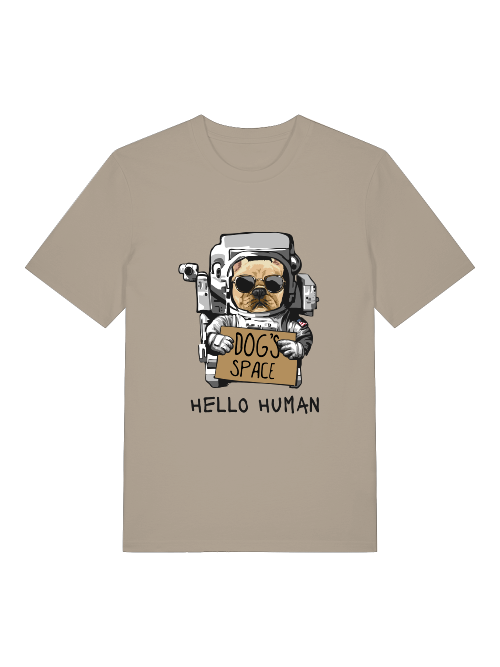 Astronauta Perros Espacio - Camiseta unisex para adultos de algodón orgánico de manga corta Creator T-Shirt 2.0 ST/ST SH