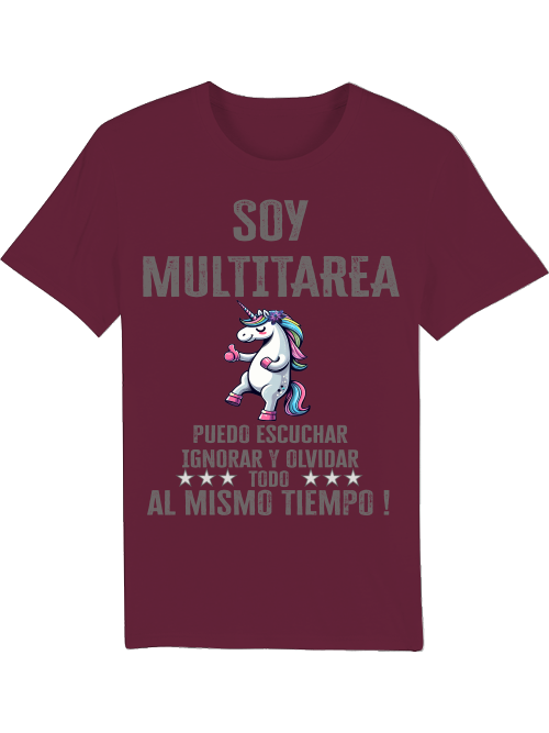 Creator T-Shirt Soy Multitarea Unicorn Thumbs Up