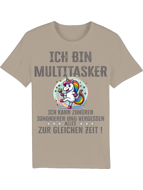 Creator T-Shirt I am a multitasker unicorn rattle dance