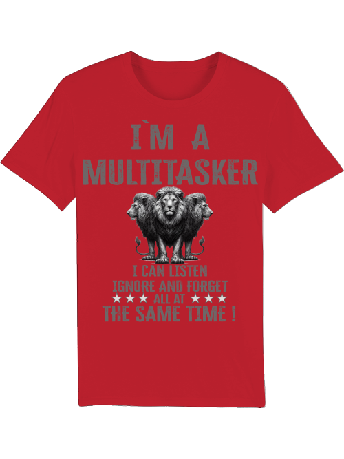 Creator T-Shirt I´m Multitasker 3 Lions