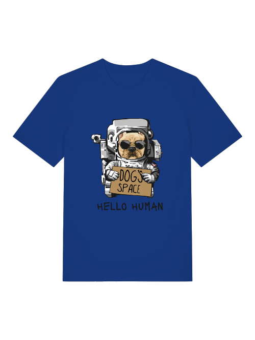 Astronauta Perros Espacio - Camiseta unisex para adultos de algodón orgánico de manga corta Creator T-Shirt 2.0 ST/ST SH