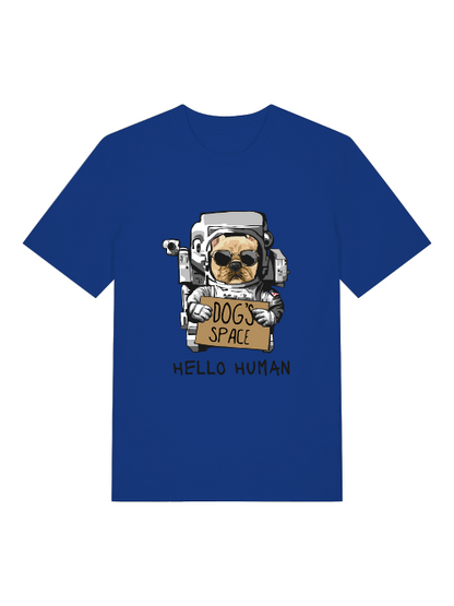 Astronauta Perros Espacio - Camiseta unisex para adultos de algodón orgánico de manga corta Creator T-Shirt 2.0 ST/ST SH