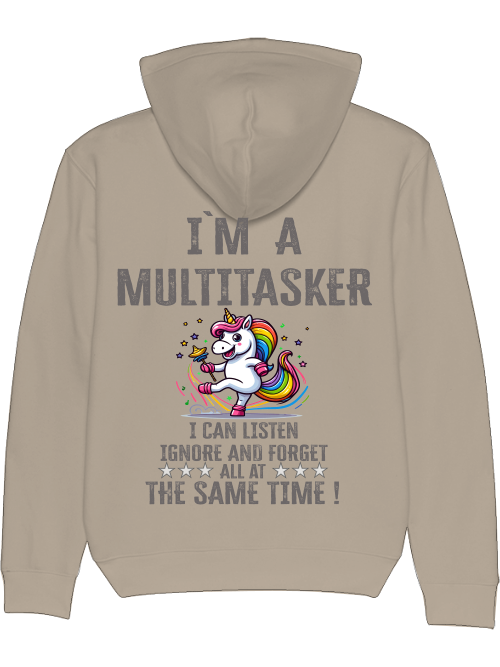 Cruiser Hoodie I`ma Multitasker Unicorn Rattle Dance Colorful