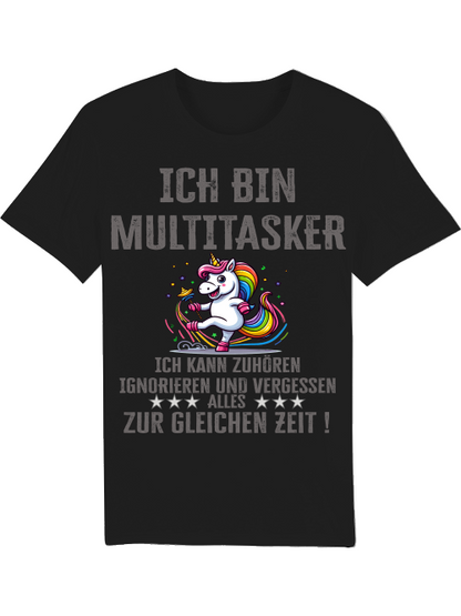 Camiseta Creator I am Multitasker Unicorn Rattle Dance Bund