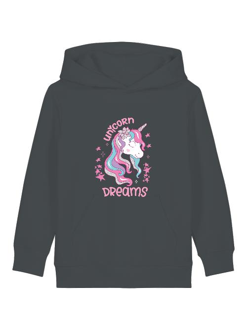 Einhorn Unicorn dreams - Mini Cruiser Hoodie 2.0 Kinder Kapuzenpullover SK