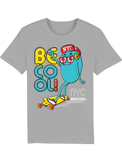 Be Cool Monster Skate Creador Camiseta