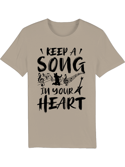 Keep a Song in your Heart black - Creator T-Shirt SK