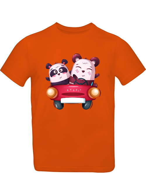 Cartoon Koala Duett im Auto T-Shirt Kids SK