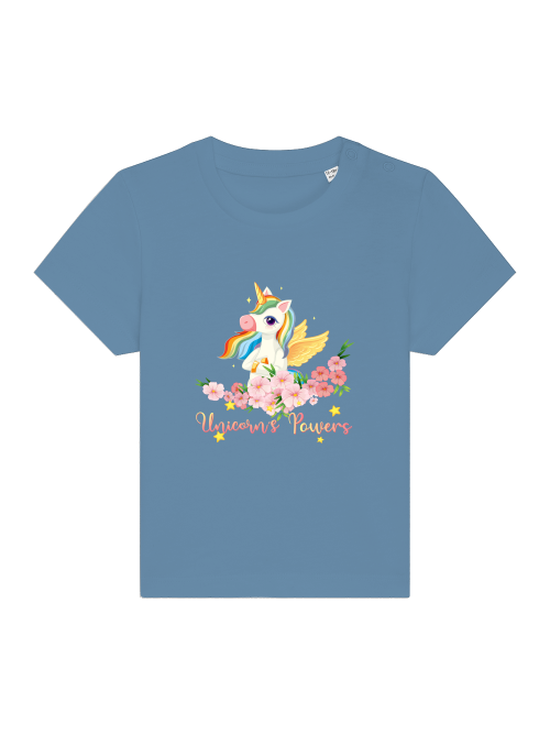 Cartoon Unicorn Power - Camiseta Baby Creator