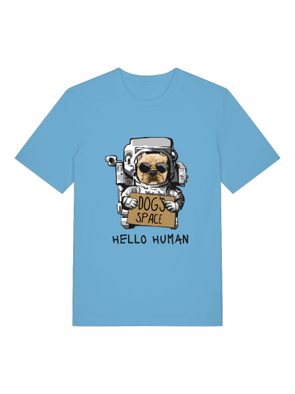 Astronauta Perros Espacio - Camiseta unisex para adultos de algodón orgánico de manga corta Creator T-Shirt 2.0 ST/ST SH