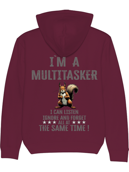 Cruiser Hoodie I`m a Multitasker Eichhörnchen