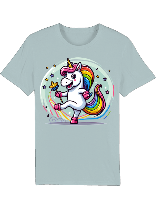 Einhorn tanzt mit Blase Creator T-Shirt