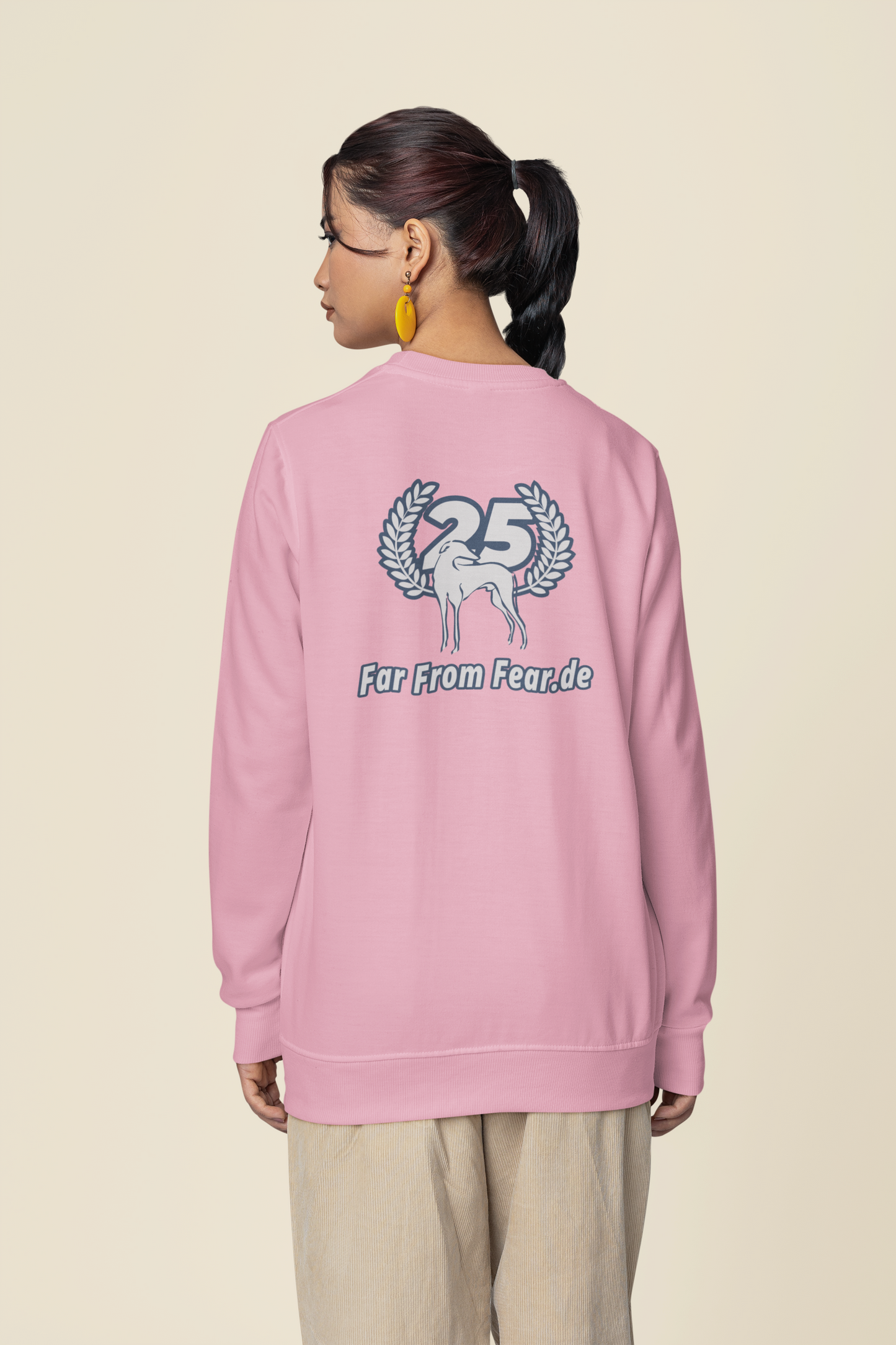 Unisex organic Changer Sweatshirt 2.0 ST/ST mit DTF Druck - 25 Jahre Jubiläums Ausgabe FFF FARFROMFEAR Tierschutz