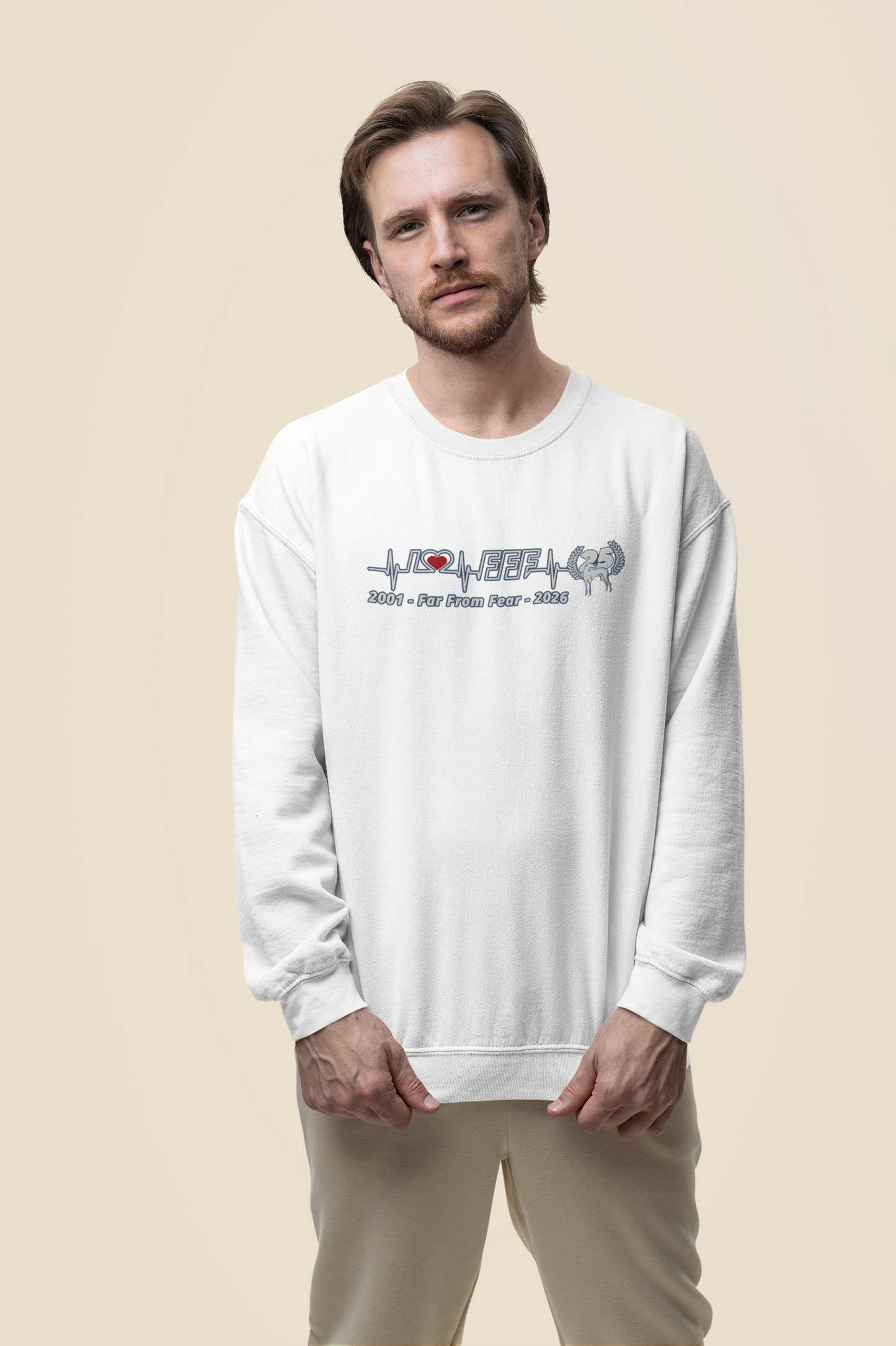 Unisex organic Changer Sweatshirt 2.0 ST/ST mit DTF Druck - 25 Jahre Jubiläums Ausgabe FFF FARFROMFEAR Tierschutz