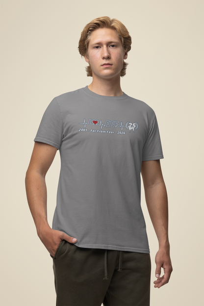 Unisex Premium organic Creator 2.0 ST/ST T-Shirt mit DTF Druck - 25 Jahre Jubiläums Ausgabe FFF FARFROMFEAR Tierschutz