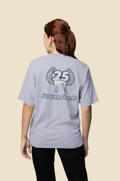 Unisex Premium organic Creator 2.0 ST/ST T-Shirt mit DTF Druck - 25 Jahre Jubiläums Ausgabe FFF FARFROMFEAR Tierschutz