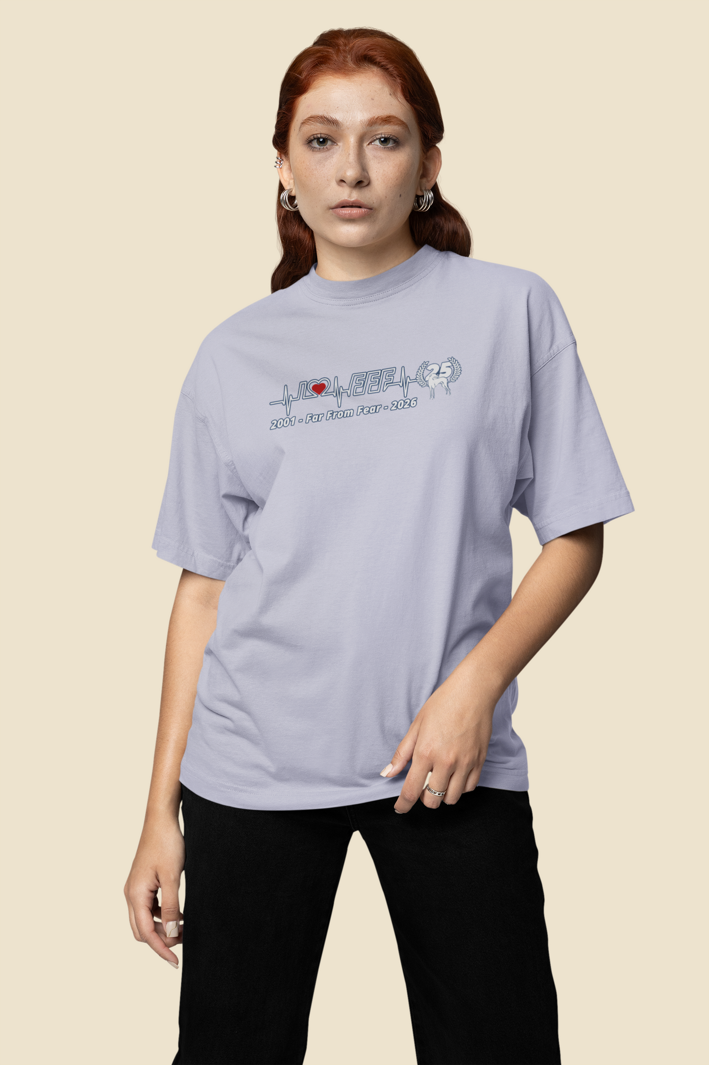 Unisex Premium organic Creator 2.0 ST/ST T-Shirt mit DTF Druck - 25 Jahre Jubiläums Ausgabe FFF FARFROMFEAR Tierschutz