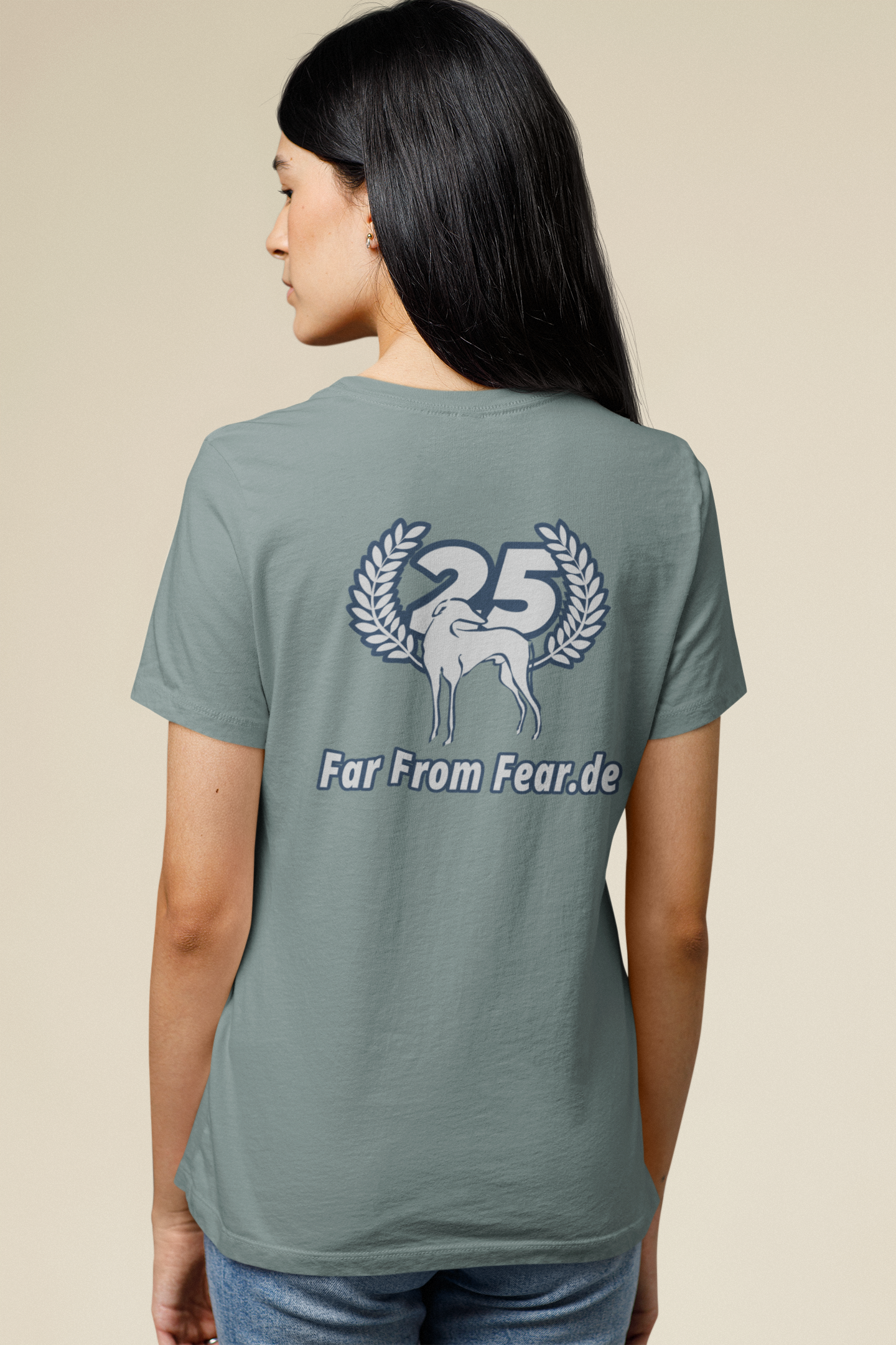 Unisex Premium organic Creator 2.0 ST/ST T-Shirt mit DTF Druck - 25 Jahre Jubiläums Ausgabe FFF FARFROMFEAR Tierschutz