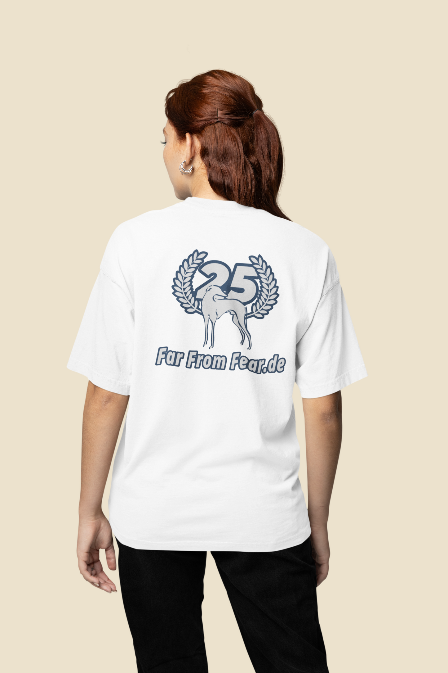 Unisex Premium organic Creator 2.0 ST/ST T-Shirt mit DTF Druck - 25 Jahre Jubiläums Ausgabe FFF FARFROMFEAR Tierschutz