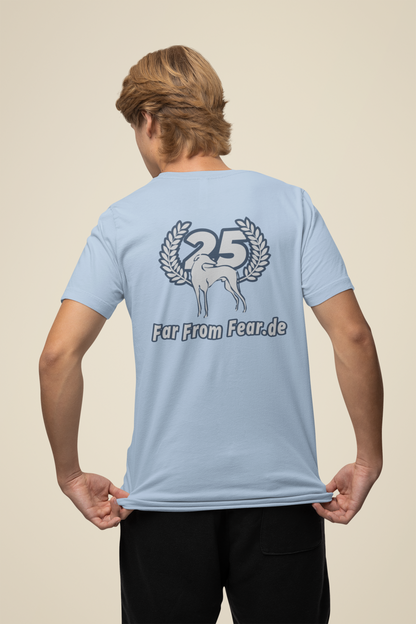 Unisex Premium organic Creator 2.0 ST/ST T-Shirt mit DTF Druck - 25 Jahre Jubiläums Ausgabe FFF FARFROMFEAR Tierschutz