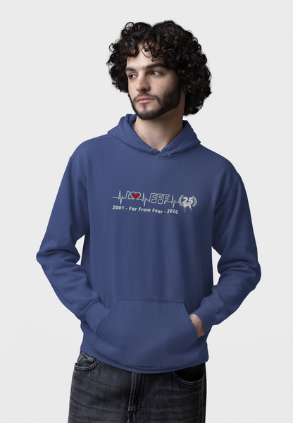 Unisex organic Cruiser Hoodie 2.0 ST/ST mit DTF Druck - 25 Jahre Jubiläums Ausgabe FFF FARFROMFEAR Tierschutz