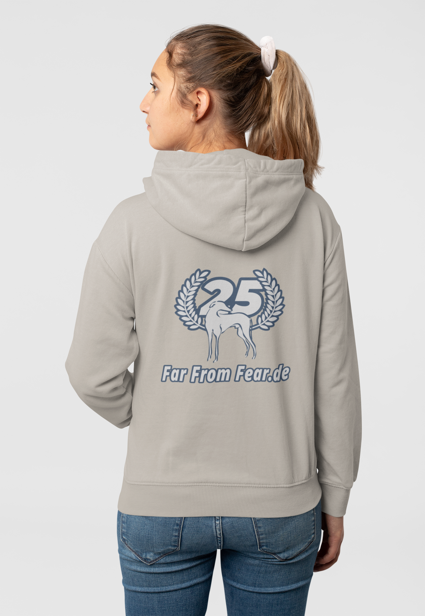 Unisex organic Cruiser Hoodie 2.0 ST/ST mit DTF Druck - 25 Jahre Jubiläums Ausgabe FFF FARFROMFEAR Tierschutz