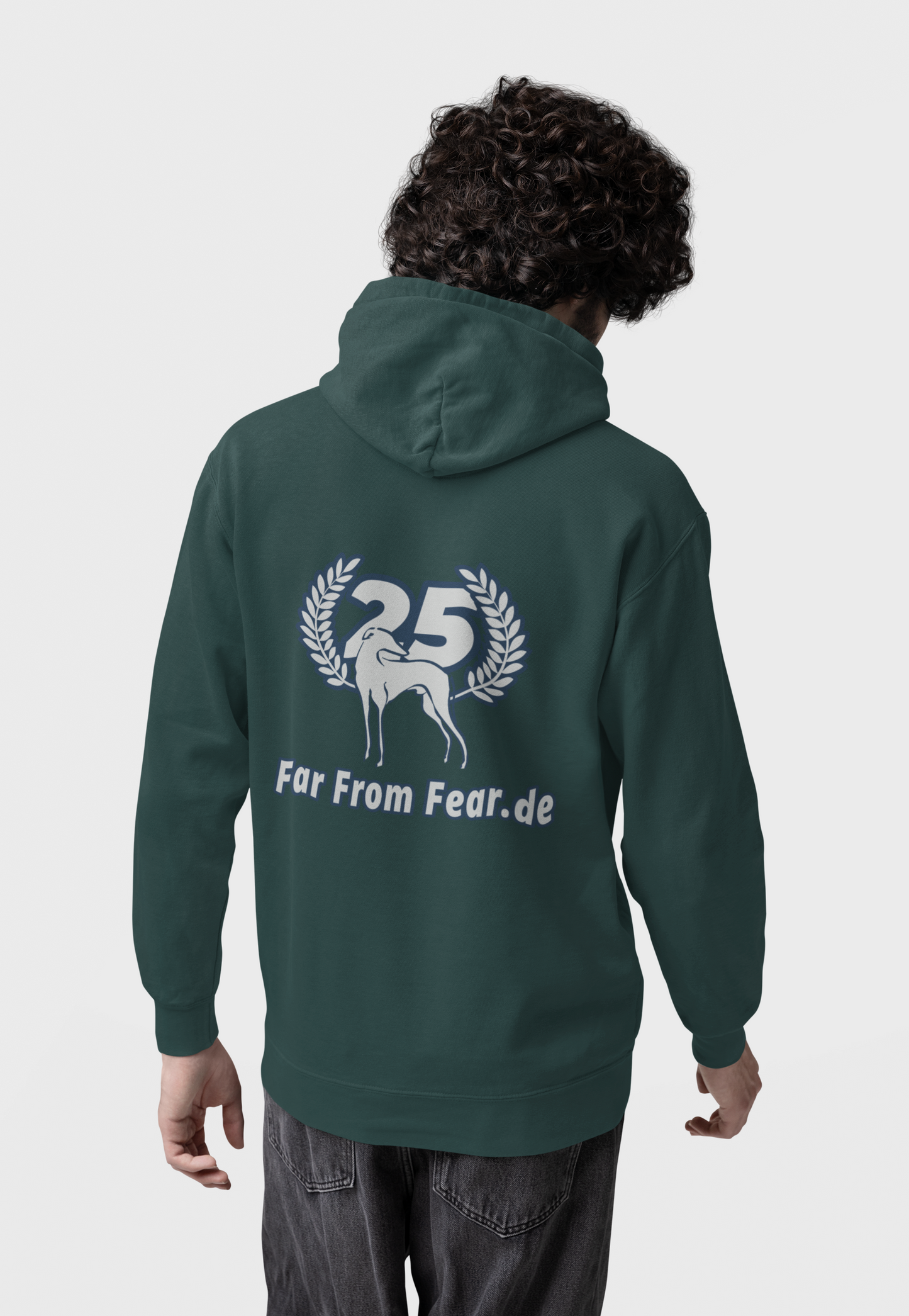 Unisex organic Cruiser Hoodie 2.0 ST/ST mit DTF Druck - 25 Jahre Jubiläums Ausgabe FFF FARFROMFEAR Tierschutz