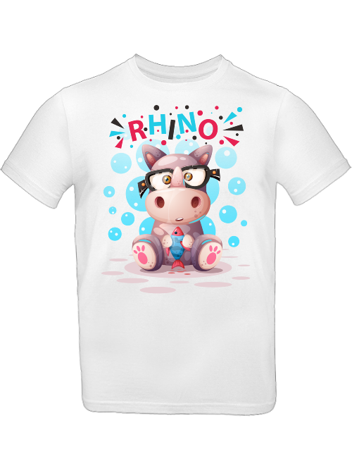 Cartoon Mini Nilpferd T-Shirt Kids SK