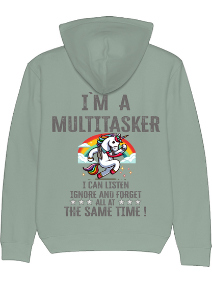 Sudadera con capucha Cruiser I`ma Multitasker Unicorn con corbata