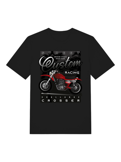 Street Racing Custom Crosser - Camiseta unisex de manga corta de algodón orgánico para adultos Creator T-Shirt 2.0 ST/ST SH