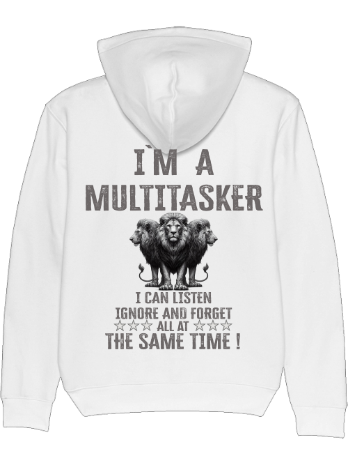 Cruiser Hoodie I`ma Multitasker 3 Lions