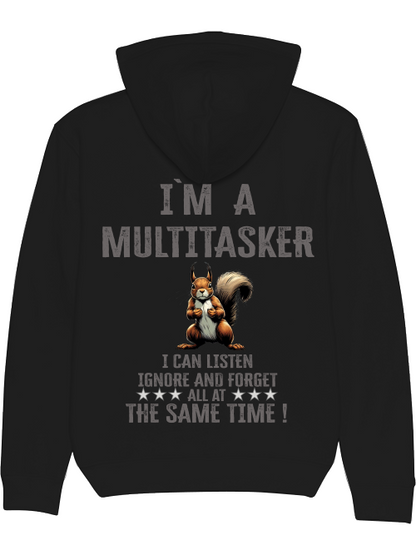Cruiser Hoodie I`m a Multitasker Eichhörnchen