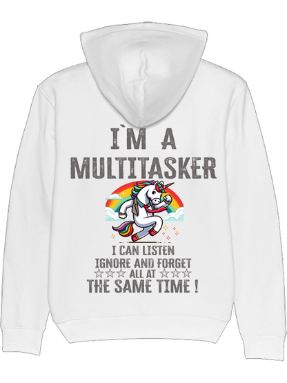 Sudadera con capucha Cruiser I`ma Multitasker Unicorn con corbata