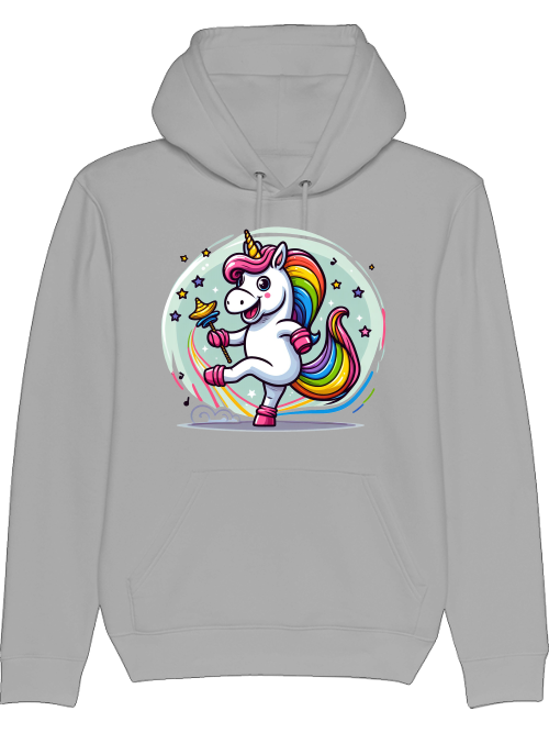 Sudadera con capucha Cruiser unicornio bailando con burbuja